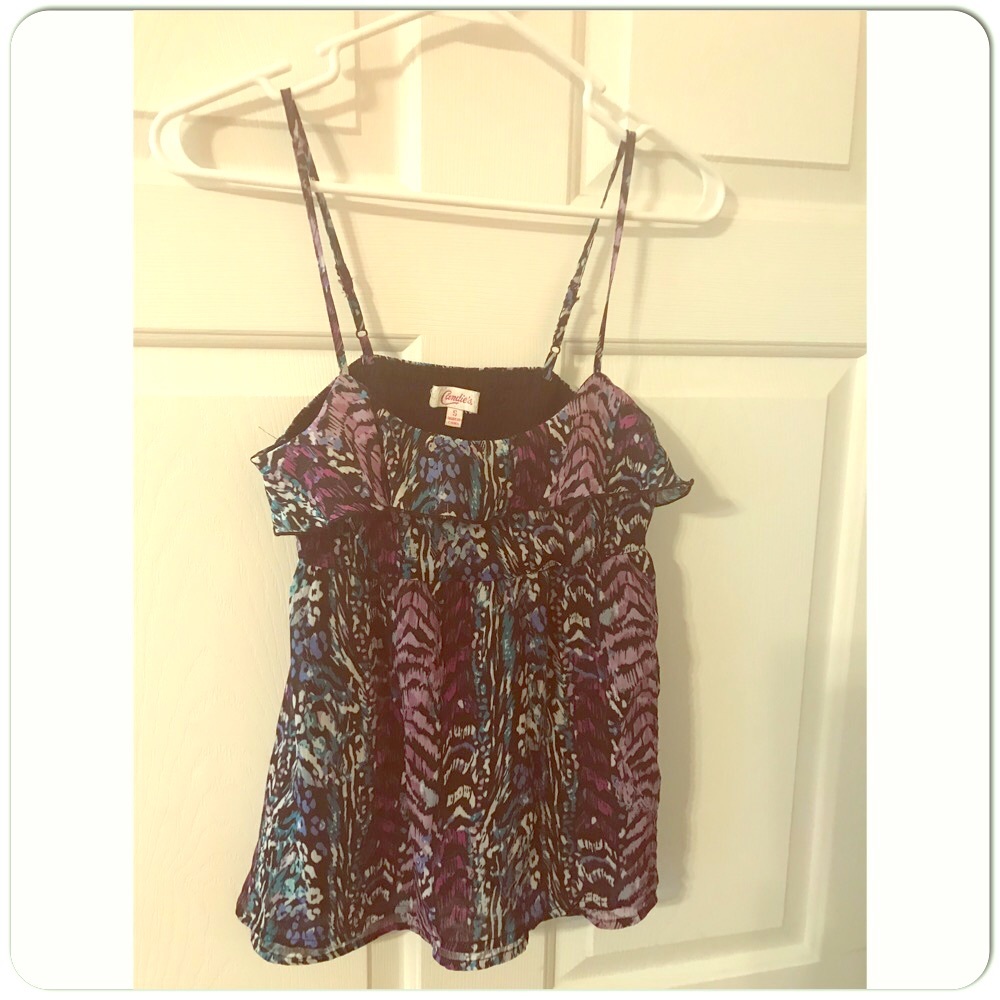 Candie’s🍭 Sheer Sleeveless Blouse